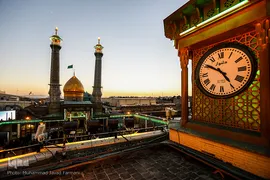 تعویض پرچم حرم حضرت عبدالعظیم(ع)