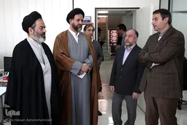 بازدید حجت‌الاسلام والمسلمین سیدعبدالفتاح نواب، نماینده ولی فقیه در امور حج و زیارت و سرپرست حجاج ایرانی از ایکنا