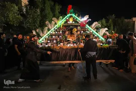 عزدارای خرمشهری‌ها در شب عاشورا
