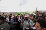 مراسم تشییع و تدفین شهید "احسان غمی تازه کندی" اولین شهید اهری جنگ رمضان در اهر
