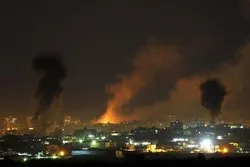 د صهیونیسټي رژيم جنګي الوتکو غزه بمباري کړه