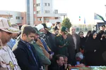 مراسم استقبال از شهدای گمنام در بیرجند