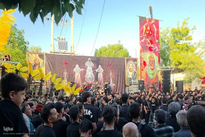 آیین سنتی علم‌کشی در جوشقان مرکزی؛ آغاز شور محرم در منطقه کاشان