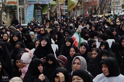 مراسم تجمع مردم اهر در سوگ رهبر شهید انقلاب
