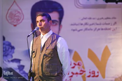 سید علی آقازاده استاندار مرکزی در آئین گرامیداشت روز خبرنگار در اراک