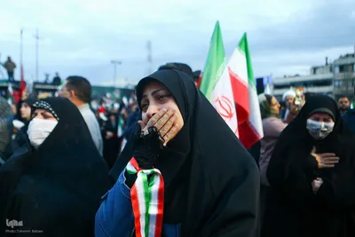 تحویل سال نو در میدان انقلاب تهران