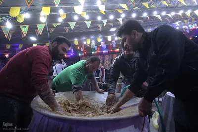 پخت بزرگترین سمنو شیرازی در کشور