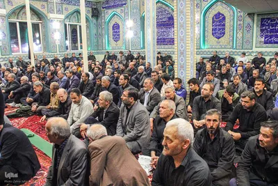 مراسم شام غریبان شهدای خدمت در اهر