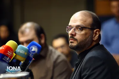 محمد باقر اعلمی، رئیس سازمان فرهنگی هنری شهرداری تهران درنشست خبری پیاده‌روی جاماندگان اربعین حسینی در تهران