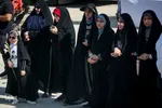 مراسم استقبال از پیکرهای 44 شهید تازه تفحص شده دوران دفاع مقدس در مرز بین المللی شلمچه برگزار شد