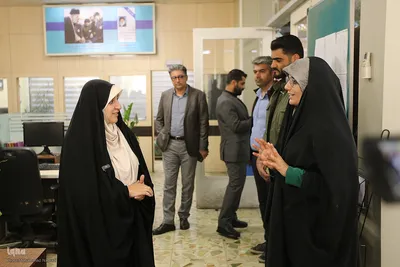 بازدید معاون امور زنان و خانواده ریاست جمهور از خبرگزاری ایکنا