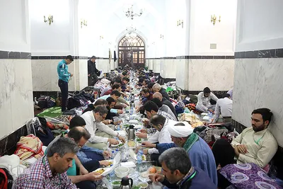 آیین معنوی اعتکاف در حرم مطهر رضوی