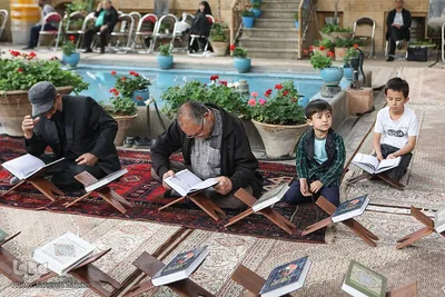 ترتیل‌خوانی قرآن در خانه مدرس