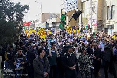 راهپیمایی مردم سمنان در پی شهادت سردار سپهبد شهید قاسم سلیمانی