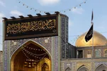 Fotos: Santuário Imam Reza(a.s) coberto de preto antes do aniversário do martírio de Hazrat Zahra(a.s)