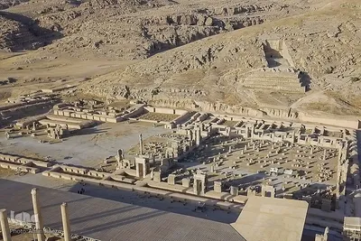 تصاویر هوایی از تخت جمشید