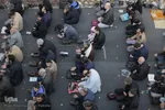 اقامه نماز باران در گلستان شهدای اصفهان