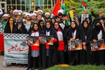 تجمع دانشجویان، طلاب و دانش آموزان در حمایت از مقاومت فلسطین‎
