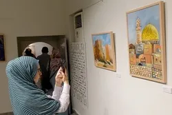 Eröffnung einer Gemäldegalerie zum Thema Quds in Istanbul