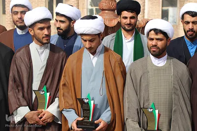 مراسم عمامه گذاری طلاب حوزه علمیه سفیران هدایت بیرجند