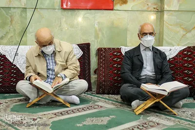 محفل انس با قران در مسجد صاحب‌الزمان سعادت آباد