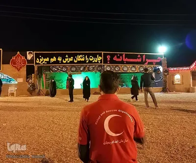 موکب عزاداری حضرت زهرا(س) در ورودی بیرجند