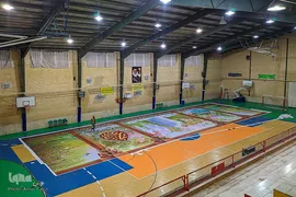 رونمایی از دیوارنگاره میدان امام حسین(ع) شیراز