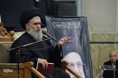 مراسم چهلمین روز ارتحال آیت الله هاشمی شاهرودی در قم