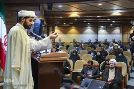 حجت‌الاسلام جلیل محبی، دبیر ستاد امربه معروف و نهی از منکر در ششمین همایش بزرگ «مجمع دبیران شوراهای امر به‌ معروف و نهی از منکر»