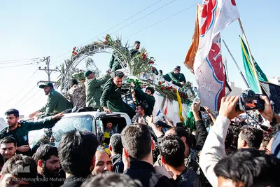 تشییع پیکر مطهر سپهبد شهید قاسم سلیمانی، سردار ایران در اهواز