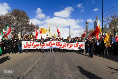 راهپیمایی حمایت از مردم مظلوم یمن در زنجان‎‎