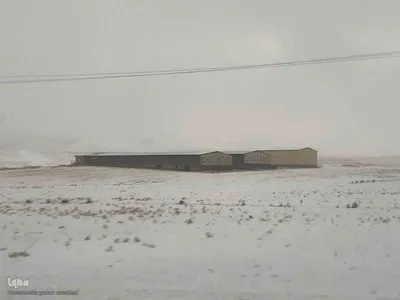 طبیعت برفی ارتفاعات و مناطق روستایی اهر