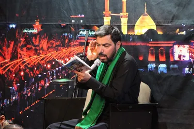 مراسم معنوی دعای عرفه در ملایر