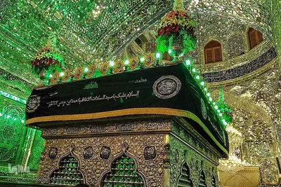 مراسم سوگواری شب شهادت امام جعفر صادق(ع) در حرم شاهچراغ‎‎