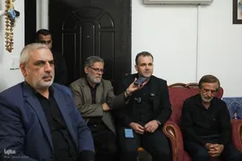 حضور جامعه قرآنی در منزل شهید احسان ذاکری