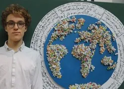 Attentat Mosquée Québec : un lycéen canadien crée une mappemonde en origami