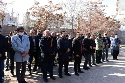 مراسم تشییع و تدفین شهید گمنام در دانشگاه هنر اسلامی تبریز‎