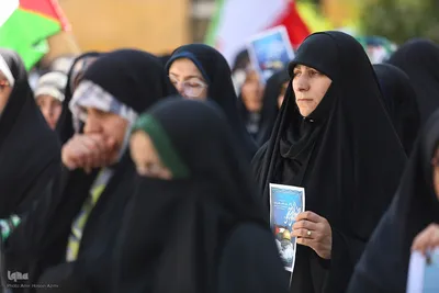 تجمع بانوان حوزوی شیراز در محکومیت جنایات رژیم صهیونیستی