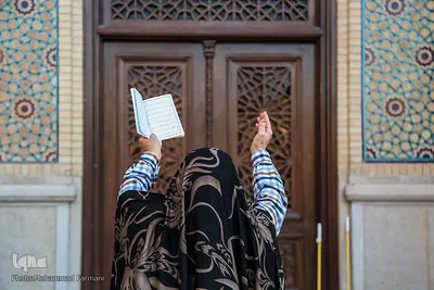 مراسم دعای عرفه در حرم مطهر شاهچراغ (ع)