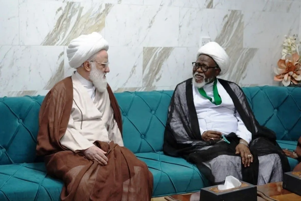 Sheikh Zakzaky wa Nigeria akutana na mwanazuoni mwandamizi wa Iraq jijini Najaf