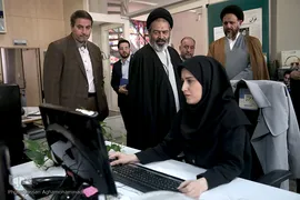 بازدید حجت‌الاسلام والمسلمین سیدعبدالفتاح نواب، نماینده ولی فقیه در امور حج و زیارت و سرپرست حجاج ایرانی از ایکنا