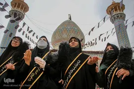 آیین تعویض پرچم آستان مقدس حضرت سید علاءالدین حسین(علیه السلام)‎‎