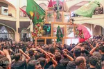مراسم نخل‌برداری در حسینیه نظر کرده یزد‎