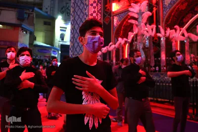 مراسم سوگواری شب هشتم محرم در آستان مقدس امامزاده صالح(ع) تجریش