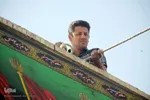 آيين سنتي سياه پوشان و برپايي خيمه عزاداري در آستانه ماه محرم - سمنان
