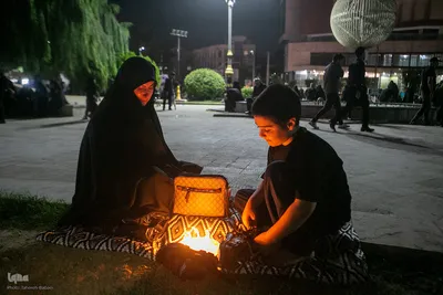  عزاداری شب شام غریبان در شهر ری
