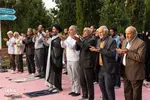 برگزاری مراسم نیایش در گلستان شهدای اصفهان به نیت پیروزی مقاومت فلسطین