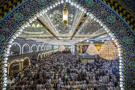 نماز عید سعید قربان در حرم ابوالفضل العباس (ع)