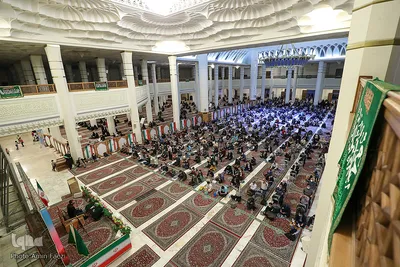 قرائت دعای روحبخش کمیل در حرم مطهر شاهچراغ(ع)