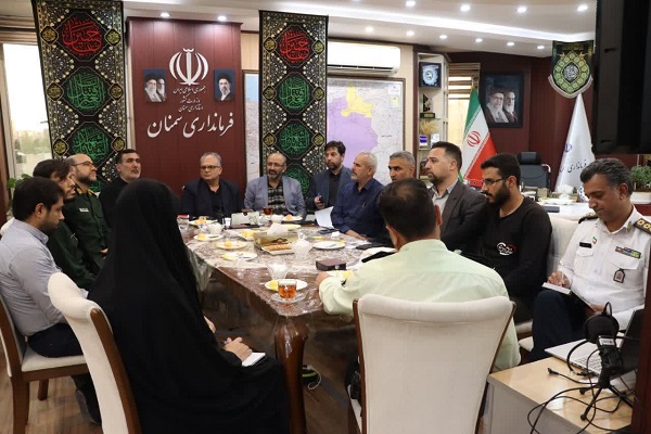 جلسه هماهنگی برگزاری سوگواره «آقای شهید ایران» در فرمانداری سمنان